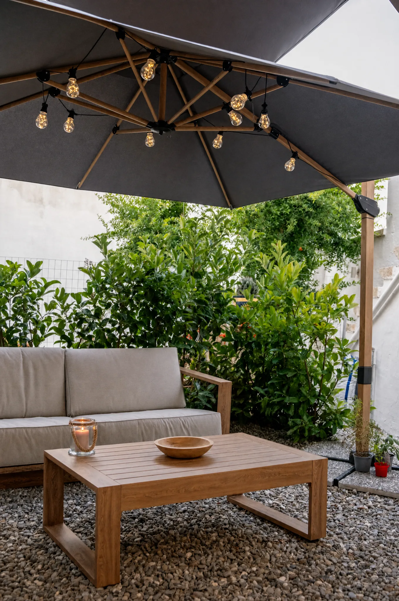 Il verde del giardino privato
